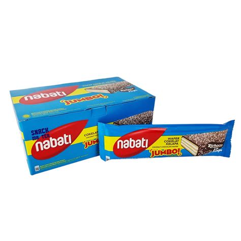 Jual Nabati Richoco Klapa Coated Wafer Coklat Kelapa Box Jumbo Netto