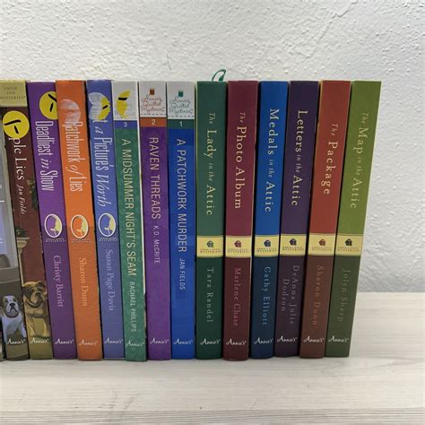 Lot Of 20 Annies Attic Mysteries Hardcover Books Mysteries HC DJ EBay