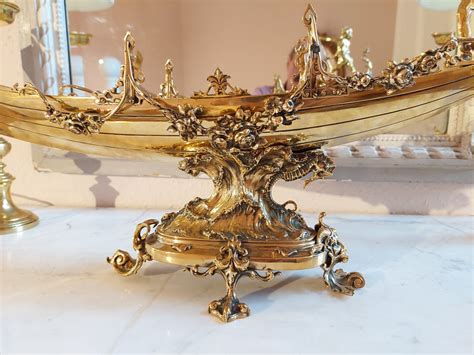 Antiques Atlas Late 19thC Cast Brass Table Centrepiece