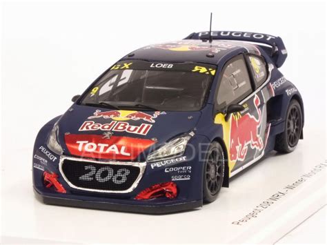 Spark Model Peugeot Wrx Winner Wrx Belgium Sebastien Loeb