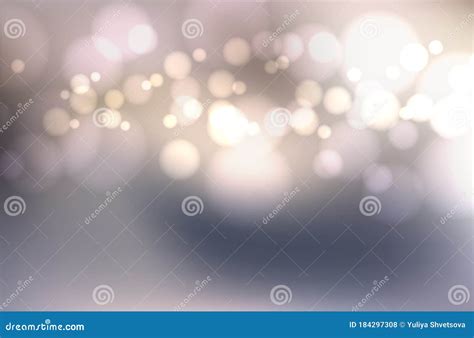 Abstract Bokeh Lights With Soft Light Background Illustration Stock