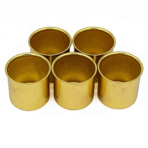 5-pack Small Metal Candle Cups Inserts Woodworking - Etsy