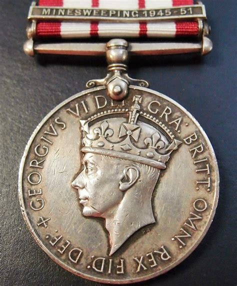 British Naval General Service Medal Minesweeping Jb