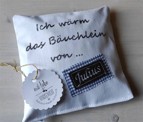 Kirschkernkissen Baby Mit Namen Personalisiert Babygeschenk