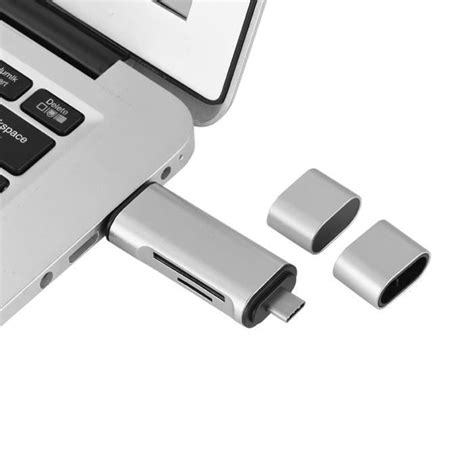 Lecteur De Carte Multifonction Type C Micro Usb Usb Sd Tf