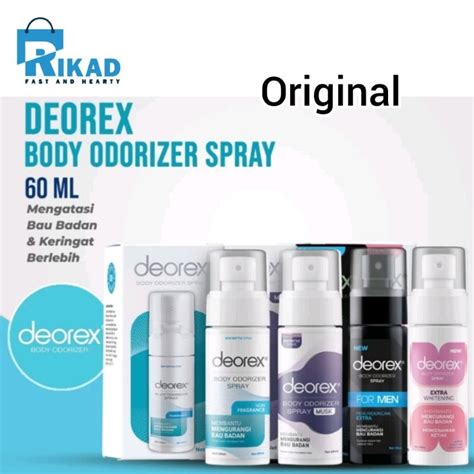 Jual Deorex Body Odorizer NBO 60ml Deodorant Shopee Indonesia