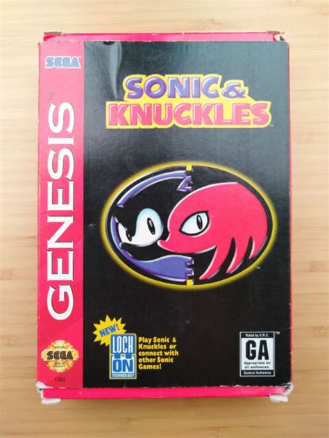 Sonic Knuckles Sega Genesis For Sale Online Ebay