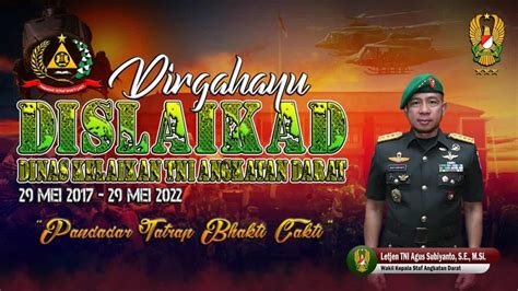 Dirgahayu Dinas Kelaikan Tni Angkatan Darat Pandadar Tatrap Bhakti