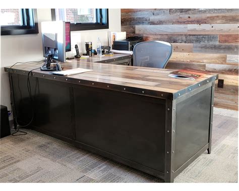 #066 - Industrial Office Desk & File Cabinet – Industrial Evolution ...