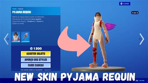 New Pyjama Requin Boutique Juillet Fortnite Battle Royal