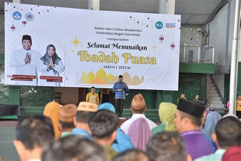 Rektorat UNG Gelar Halal Bihalal Sambut Ramadhan 1444 H Read Id