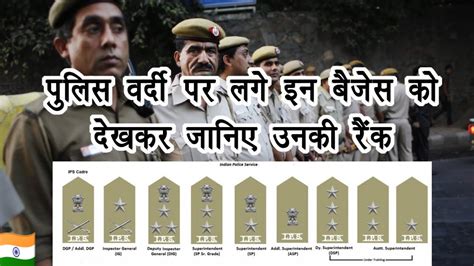 Police Ranks And Badges In India Indian Police Ranks And Salary