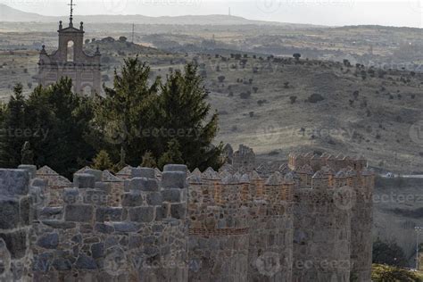 avila town spain old walls 20223889 Stock Photo at Vecteezy