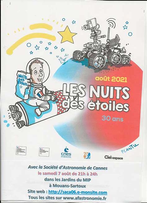 Nuit des étoiles à Mouans Sartoux