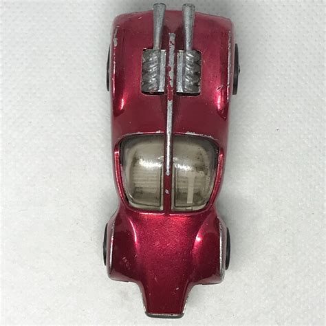 Hot Wheels Redline Mantis 1969 Magenta Capped Wheels White Int Made In U S A Ebay