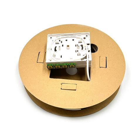 Factory Ftth Round Drop Cable Fiber Optic Pto 4fo Box Wall Mounted