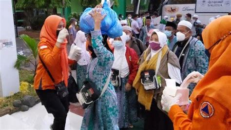 Jemaah Haji Gelombang Kedua Telah Tiba Di Surabaya Ppih Debarkasi