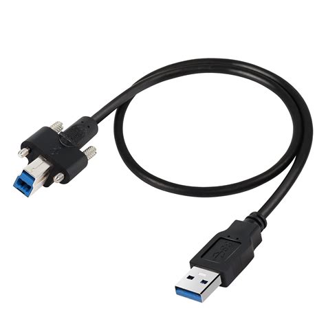 GINTOOYUN Cable USB 3 0 A A B Con Tornillo De Montaje En Panel Cable