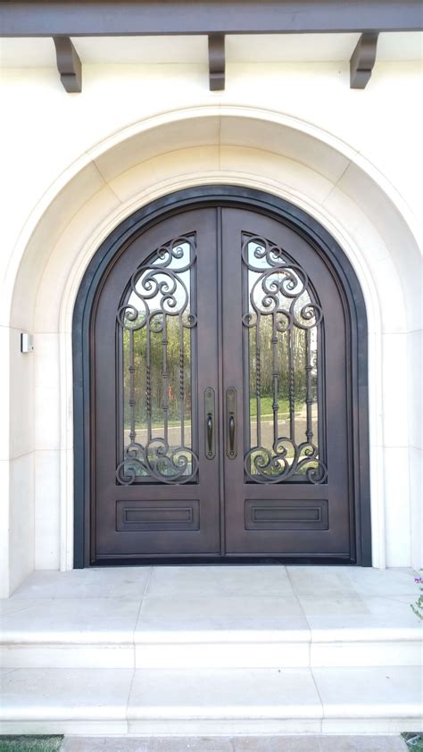 Top Modern Wrought Iron Doors For An Elegant Entry To