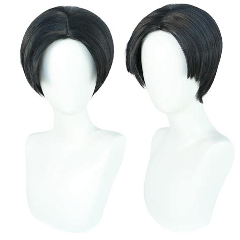 Amazon Anogol Hair Cap Black Boy S Cosplay Wig Short Straight