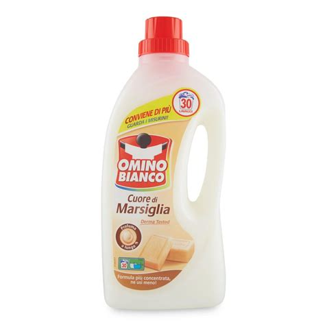 Detersivo Liquido Marsiglia 30 Lavaggi 1 95L Omino Bianco DAmbros