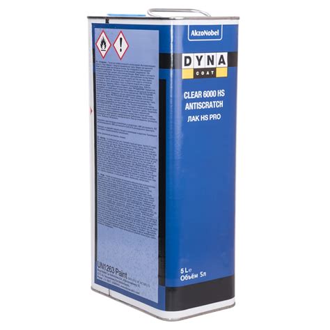 БИА Лак DYNACOAT Clear 6000 HS PRO высокоглянцевый уп 5л купить