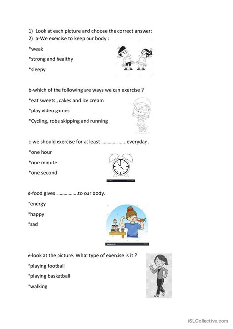 Eat Well Live Well English Esl Worksheets Pdf And Doc