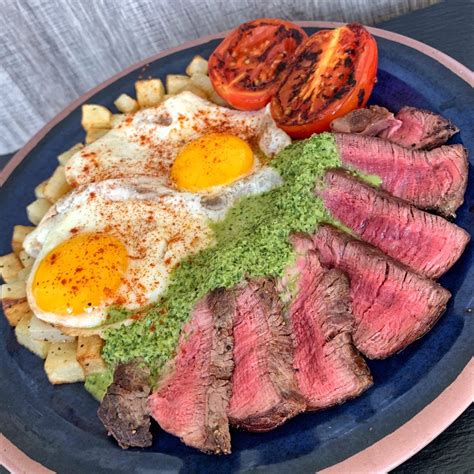 Steak And Eggs With Chimichurri Recipe Champions Steak Recipes Keto