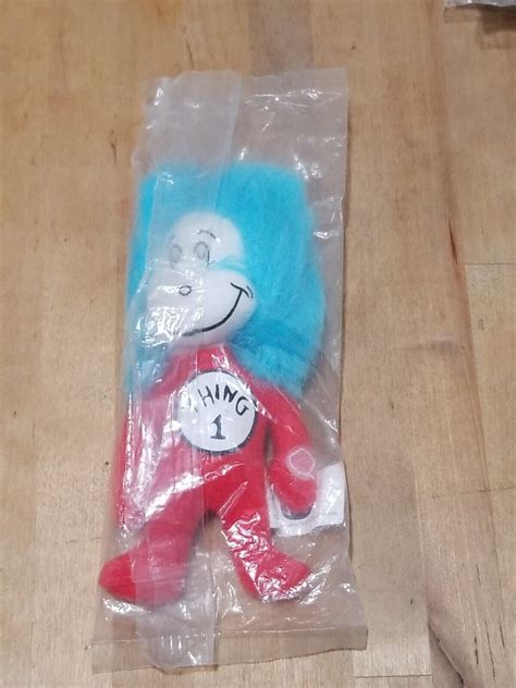 Kelloggs Cereal 2003 Dr Seuss The Cat In The Hat 45 Plush Thing 1