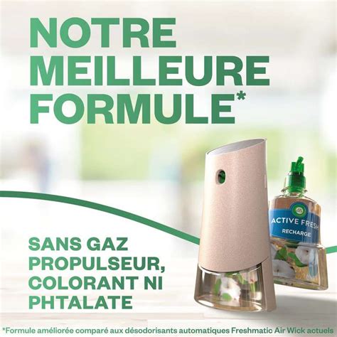 D Sodorisant Maison Spray Automatique Sans Gaz Air Wick Active Fresh