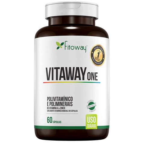 Vitaway One Polivitam Nico Caps Fitoway Clean Meu Mundo Fit