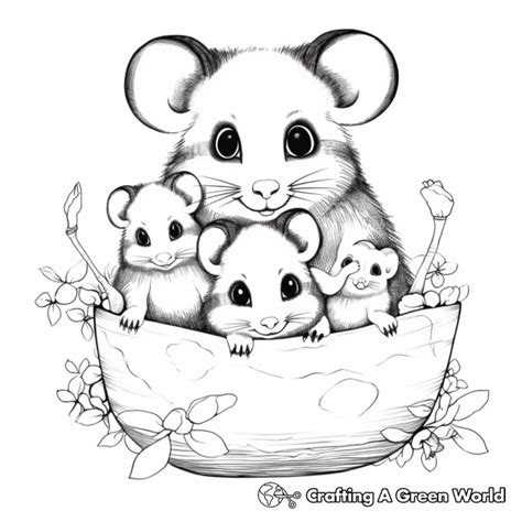 Possum Coloring Pages - Free & Printable!