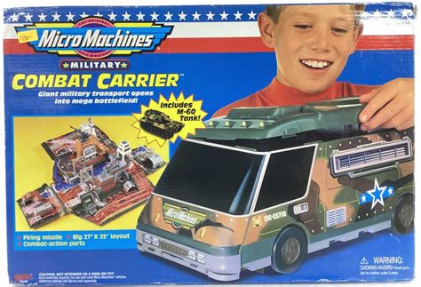 Lot Micro Machine Military Combat Carrier Play Set
