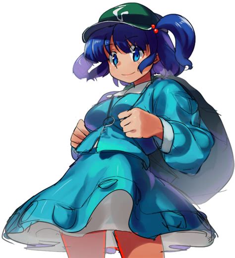 Safebooru Backpack Bad Id Bag Blue Eyes Blue Hair Hair Bobbles Hair