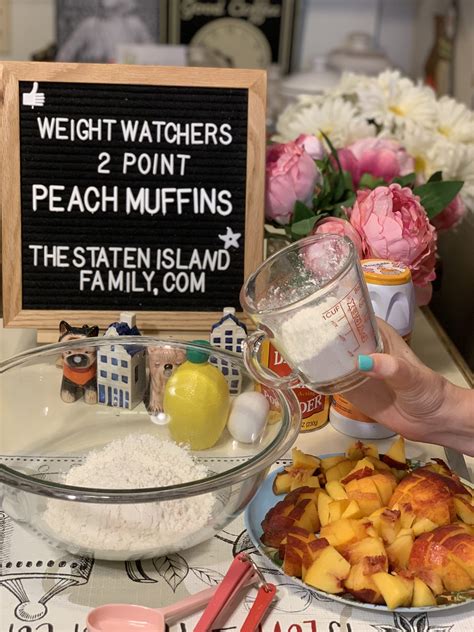 Weight Watchers Peach Muffins