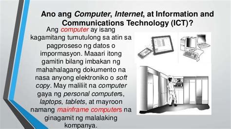 Bakit Mahalaga Ang Paggamit Ng Computer At Internet