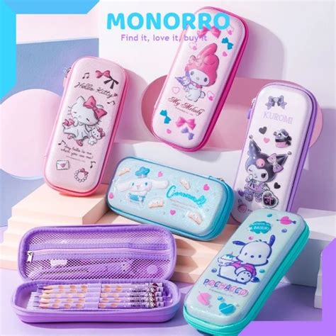 Jual Kotak Pensil Sanrio 3 Dimensi Gliter Tempat Pensil Sanrio Pencil