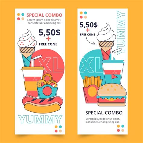 Conjunto De Banners Verticales Planos De Primera Comunión Vector Gratis