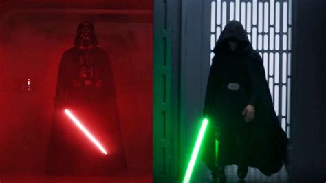 Darth Vader Vs Luke Skywalker Rogue Onehallway Scenes Youtube