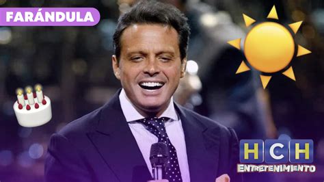 Pleno Y Enamorado Luis Miguel El Sol De M Xico Cumple A Os Hch Tv