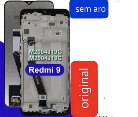 Tela Frontal Para Xiaomi Redmi 9a 9c Original Sem Aro Parcelamento