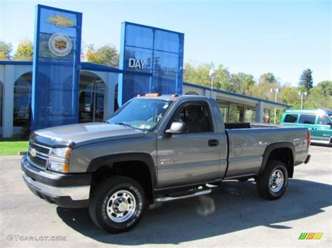 2006 Graystone Metallic Chevrolet Silverado 2500hd Work Truck Regular Cab 4x4 37777011