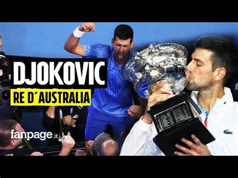 Djokovic Vince Per La Volta Gli Australian Open Battuto Tsitsipas