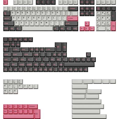 Keychron Cherry Profile Double Shot Pbt Full Keycap Set Dolch Pink