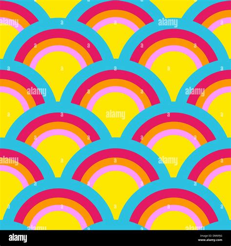 Rainbow Pattern Stock Vector Images Alamy