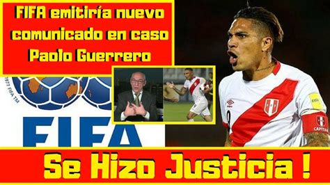 NOTICIA DE ÚLTIMA HORA Paolo Guerrero Jugará el Mundial FIFA