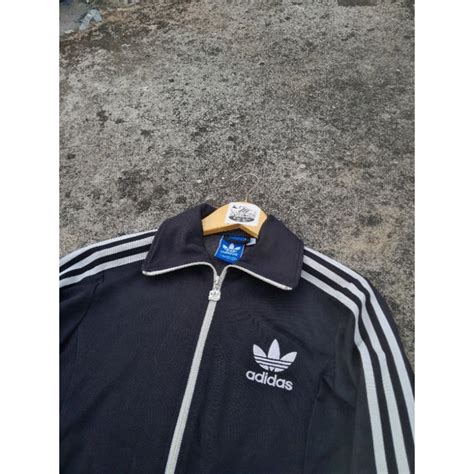 Jual Tracktop Adidas Europe Black White Shopee Indonesia