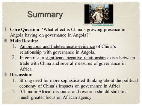 Chinas Effect On Governance Reform In Angola What Evidence Is There