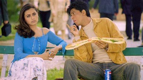 Shah Rukh Khan And Rani Mukherji Chalte Chalte 2004 Bollywood