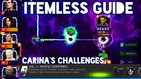 Mystic Dispersed Itemless Guide Carinas Challenges Youtube